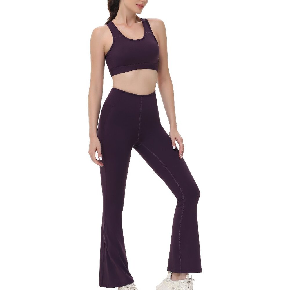 Brand New U Active 4-way stretch slight wide leg opening pants